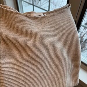 The Reset R Label Women's L/XL Dolman Ribbed Crew Neck Sweater quiet luxury